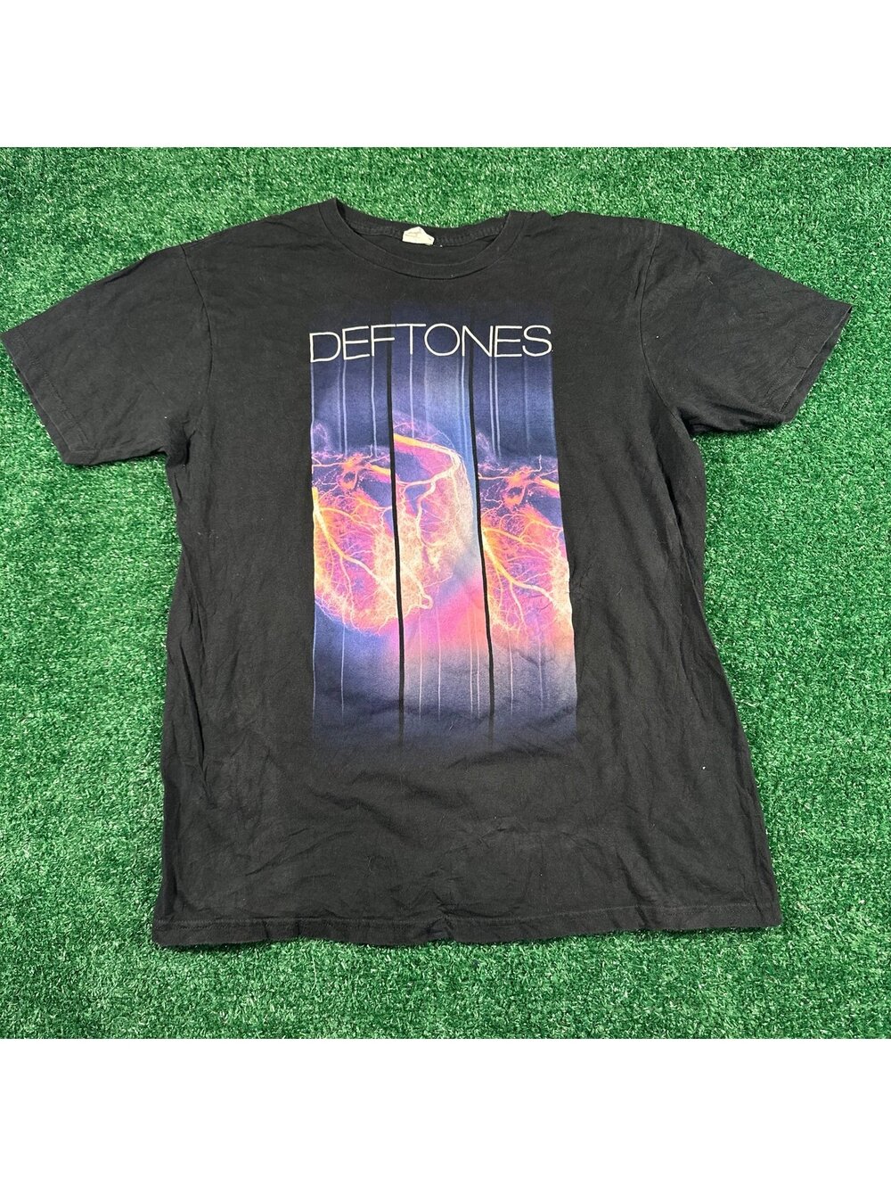 Y2K? DEFTONES Band Short sleeve T-Shirt Graphic print Tee size XL music tee